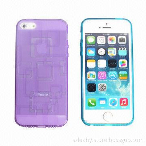 Hollow Square Pattern TPU Case for iPhone 5/5S